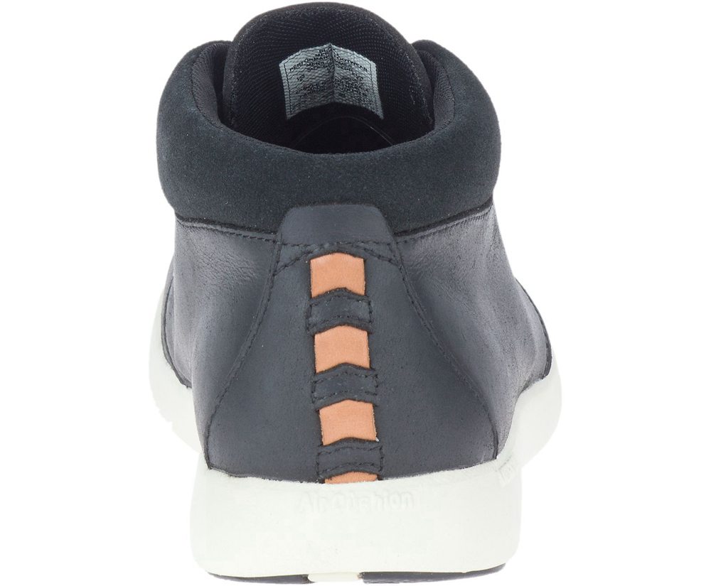 Merrell Boots Black - Freewheel 2 Chukka - Mens 08UAFBNYS